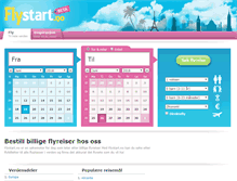 Tablet Screenshot of flystart.no